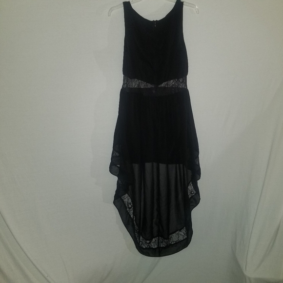 Forever 21 black high low dress - Picture 2 of 4